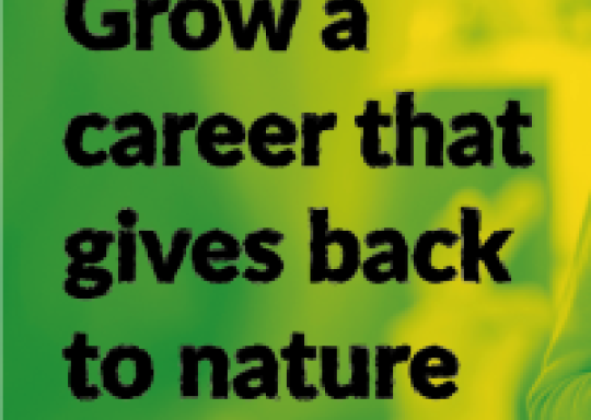 Grow a career that gives back to nature