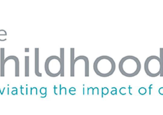 text logo reads: The Childhood Trust, alleviating the impact of child poverty